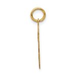 14k Small Satin Number 28 Charm - Image 2
