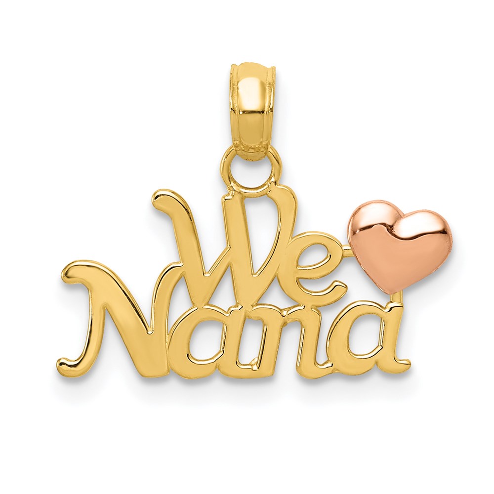M2171.jpg 14k Two-Tone WE HEART NANA Charm - Image 1