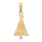 14k Polished Christmas Tree Pendant - Image 3