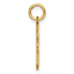 14k Medium Diamond-cut Number 5 Charm - Image 2