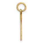 14k Medium Diamond-cut Number 7 Charm - Image 2