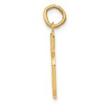 14k Medium Polished Number 5 Charm - Image 2