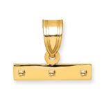 14ky Casted Medium Polished Top Charm - Image 3