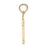 14k Polished Number 1 Pendant - Image 2