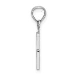 14kw Polished Number 5 Pendant - Image 2