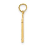 14k Polished Number 11 Pendant - Image 2