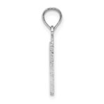 14kw Polished Number 50 Pendant - Image 2