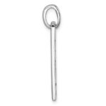 Sterling Silver Rhodium-Plated Antiqued Swimming Turtles Rectangle Pendant - Image 2