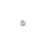 14k WG 3 Birthstone and Dia Mother/Child Chain Slide Semi-mount