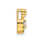 14k 7 Birthstone and Dia Mother/Child Chain Slide Semi-mount - Image 3