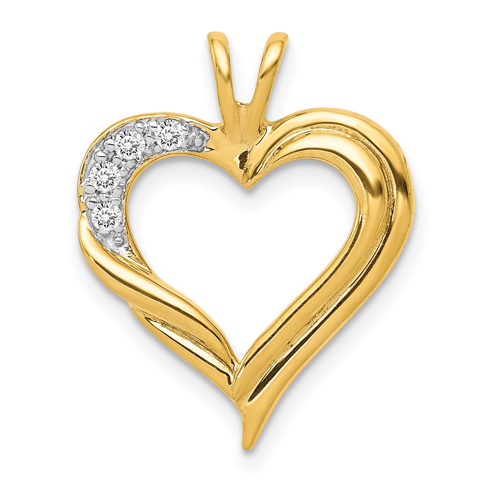 PM4844-005-1YA.jpg 10K Diamond Fancy Heart Pendant - Image 1
