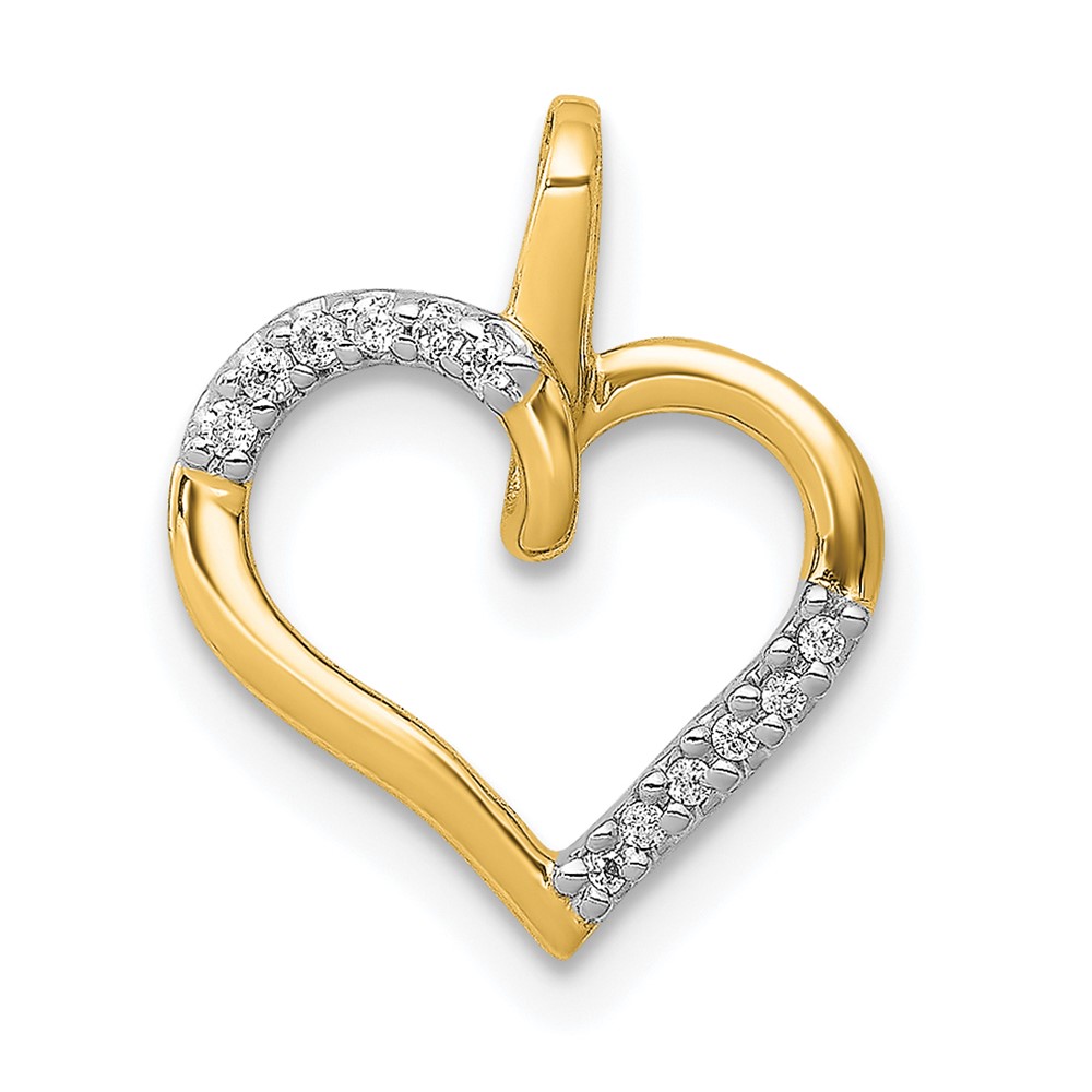 PM4867-005-1YA.jpg 10K Diamond Heart Pendant - Image 1