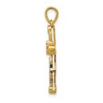 14k 1/5 carat Diamond Cross Pendant - Image 2