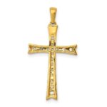10K  1/5ct. Diamond Cross Pendant - Image 3