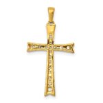 14k  1/5 carat Diamond Cross Pendant - Image 3
