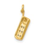 14k Diamond Cell Phone Charm - Image 3