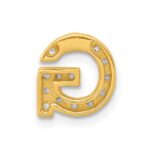14K  Diamond Letter G Initial Charm - Image 3