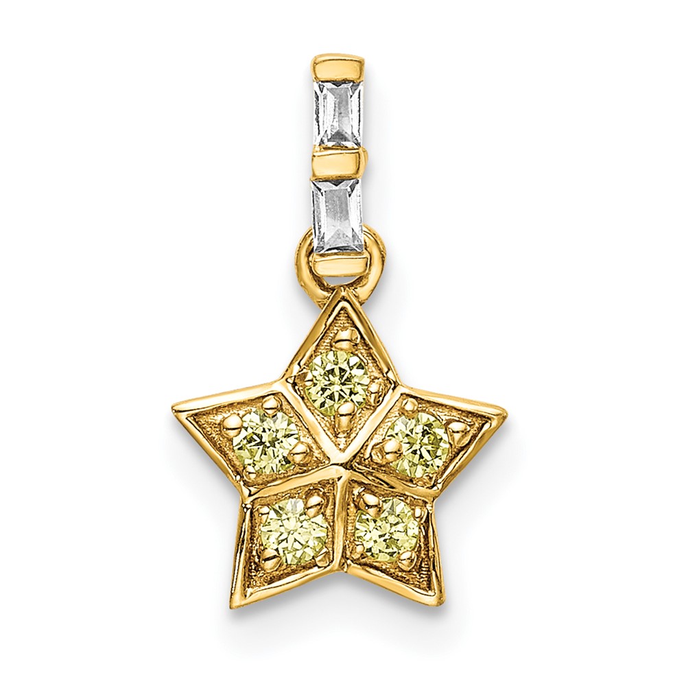 PM6611-SAY-002-YA.jpg 14k Diamond and Yellow Sapphire Star Pendant - Image 1