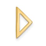 14k Polished Triangle Chain Slide
