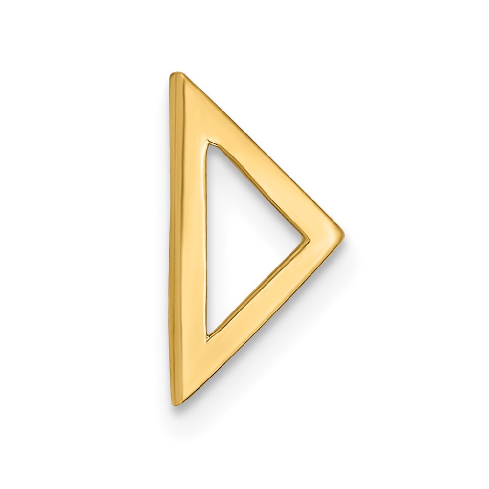 PM6856-Y.jpg 14k Polished Triangle Chain Slide - Image 1