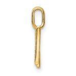 14K  Gold Diamond Letter N Initial Pendant - Image 2