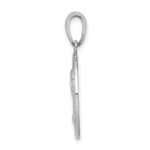 De-Ani Sterling Silver Rhodium-Plated Hilton Head with Palm Tree Round Pendant - Image 2