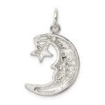 Sterling Silver Moon & Star Pendant - Image 4
