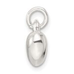 Sterling Silver Puffed Heart Charm - Image 2