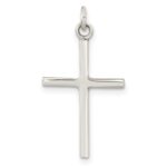 Sterling Silver Polished Cross Pendant