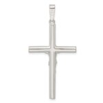 Sterling Silver Polished Large Hollow Crucifix Pendant - Image 4