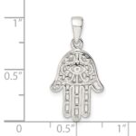 Sterling Silver Polished Chamseh Pendant - Image 3