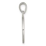 Sterling Silver Polished Black Enamel EVERY DAY IS A GIFT FROM GOD Cut Out Cross Disc Pendant - Image 2