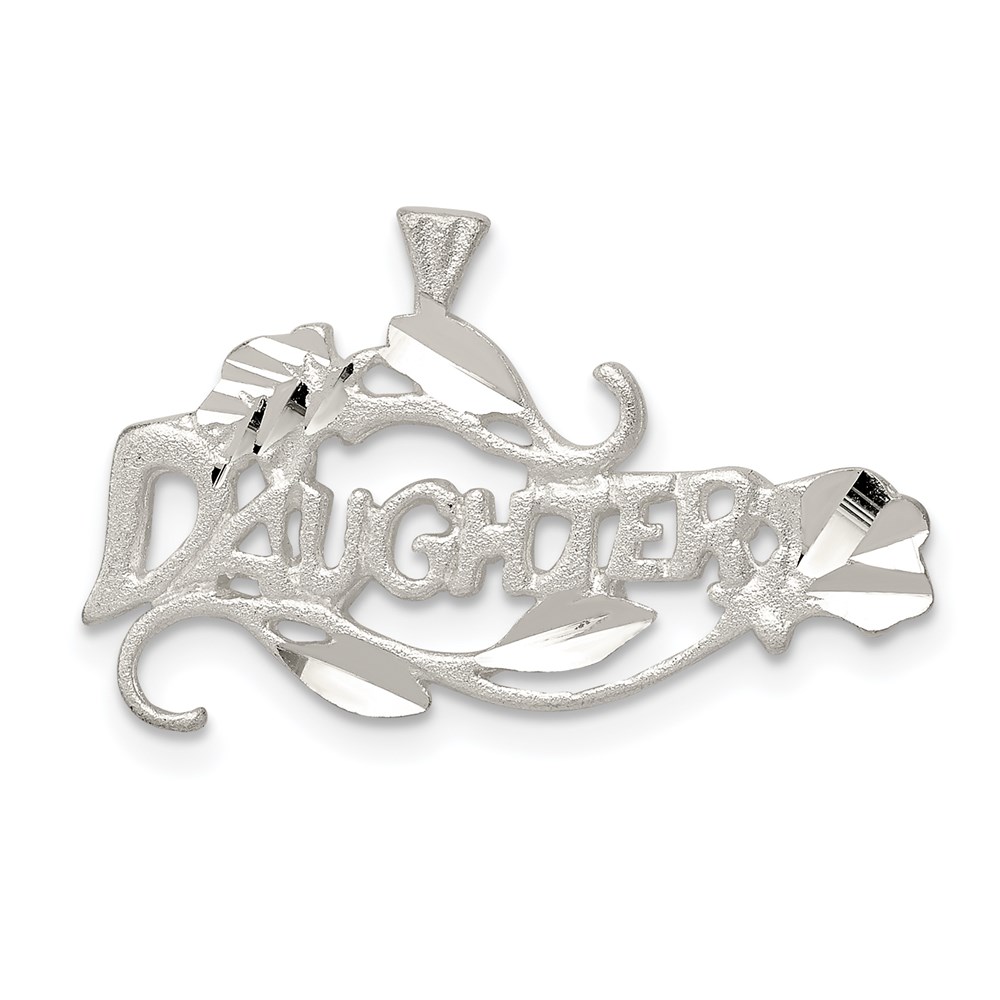 QC1587.jpg Sterling Silver Daughter Charm - Image 1