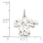 Sterling Silver Sweet 16 Charm - Image 4