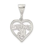 Sterling Silver HEART SWEET 16 Charm - Image 3