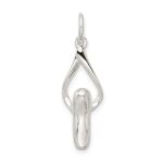 Sterling Silver Ballet Slipper Charm - Image 3