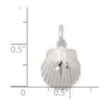 Sterling Silver D/C Shell Charm - Image 3