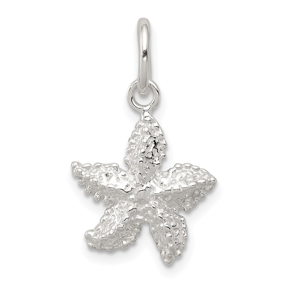 QC1652.jpg Sterling Silver Starfish Charm - Image 1