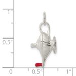 Sterling Silver Lamp of Knowledge Charm - Image 4