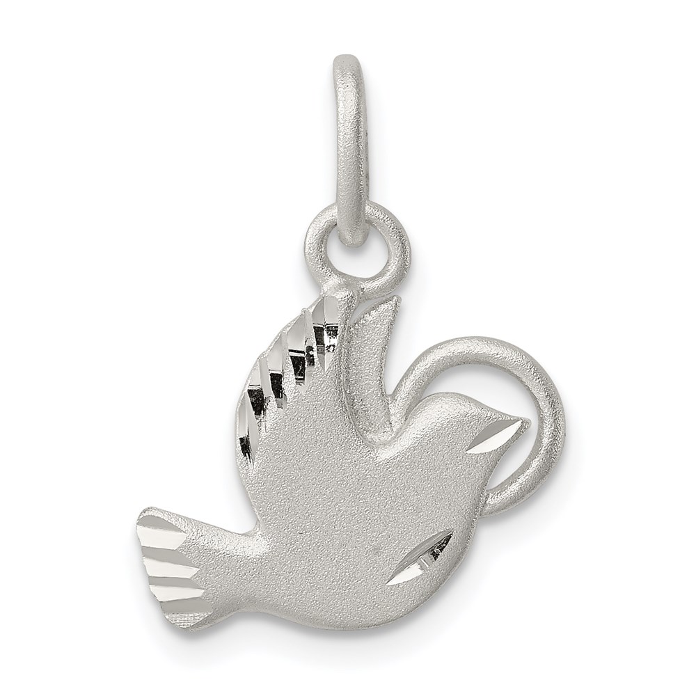 QC1997.jpg Sterling Silver Dove Charm - Image 1