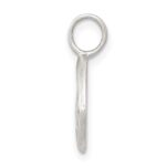 Sterling Silver Satin Claddagh Charm - Image 2