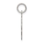 Sterling Silver Rhodium-plated A Date To Remember Disc Charm - Image 2