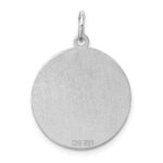 Sterling Silver Rhodium-plated Cocker Spaniel Disc Charm - Image 4