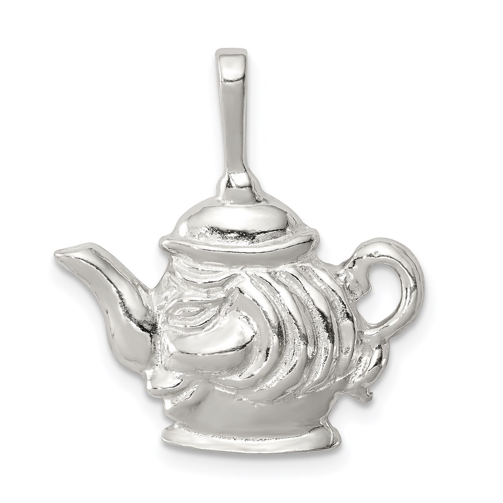QC2720.jpg Sterling Silver Teapot Charm - Image 1
