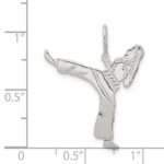 Sterling Silver Karate Charm - Image 4