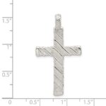 Sterling Silver Latin Cross Charm - Image 3