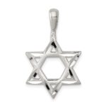 Sterling Silver Star of David Charm