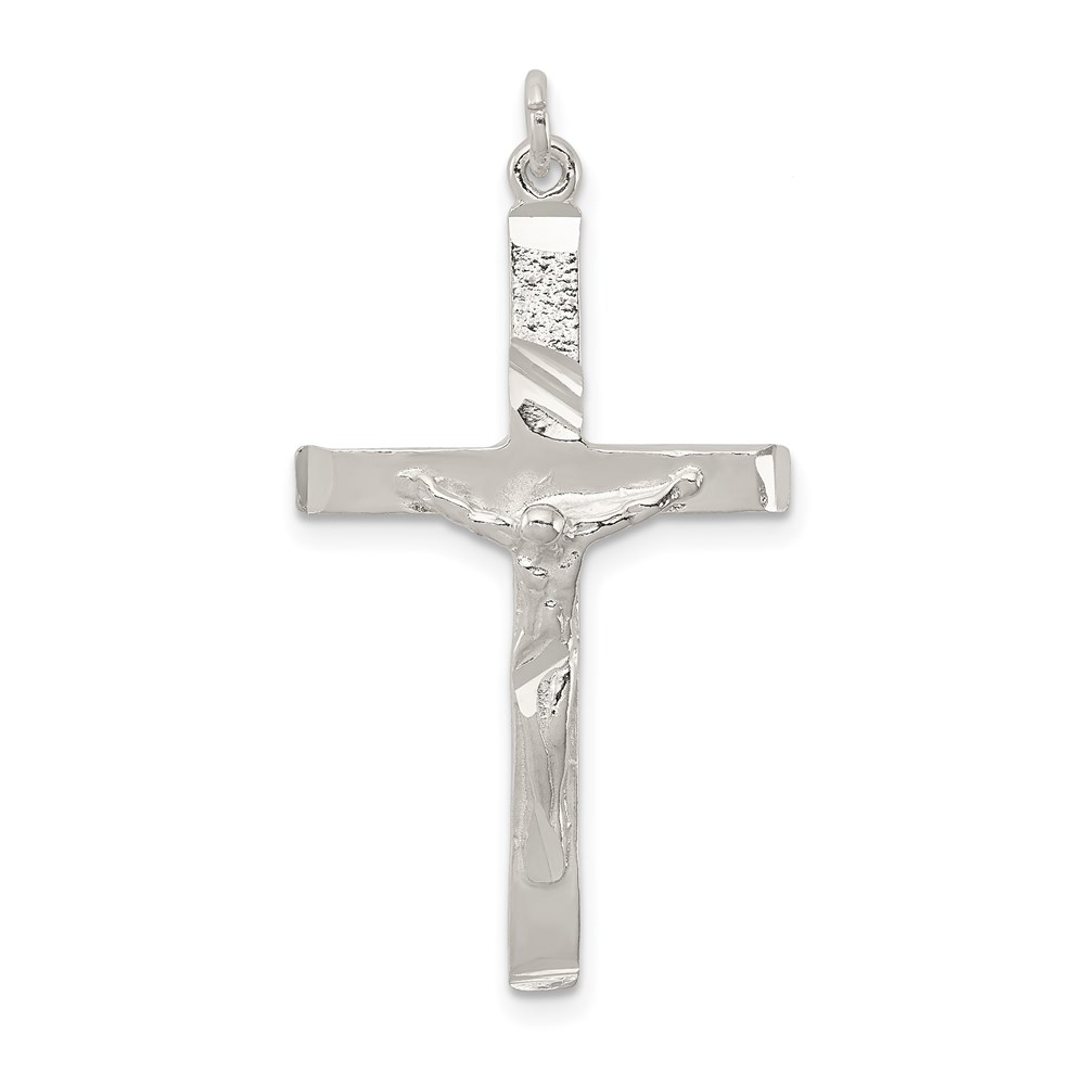QC2865.jpg Sterling Silver Crucifix Pendant - Image 1