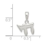 Sterling Silver Chai Pendant - Image 3