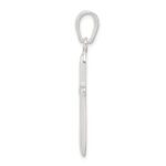 Sterling Silver Polished Cross Pendant - Image 2